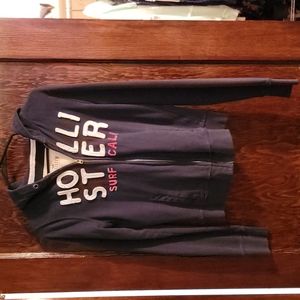 Hollister size large zip up hoodie